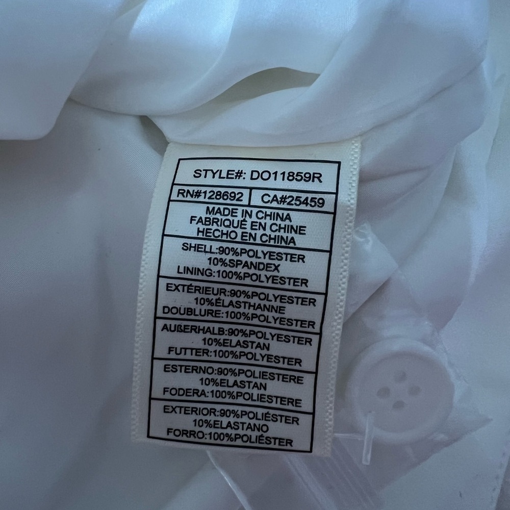 Steve Madden Selene Ivory Tailored Vest NWT Sz Large Structured Minimalist Chic - Picture 4 of 8